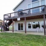 pic of a second story deck built in Fort Collins, CO